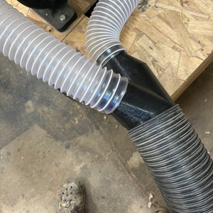 4” to two 2.5” Dust Collection Fitting