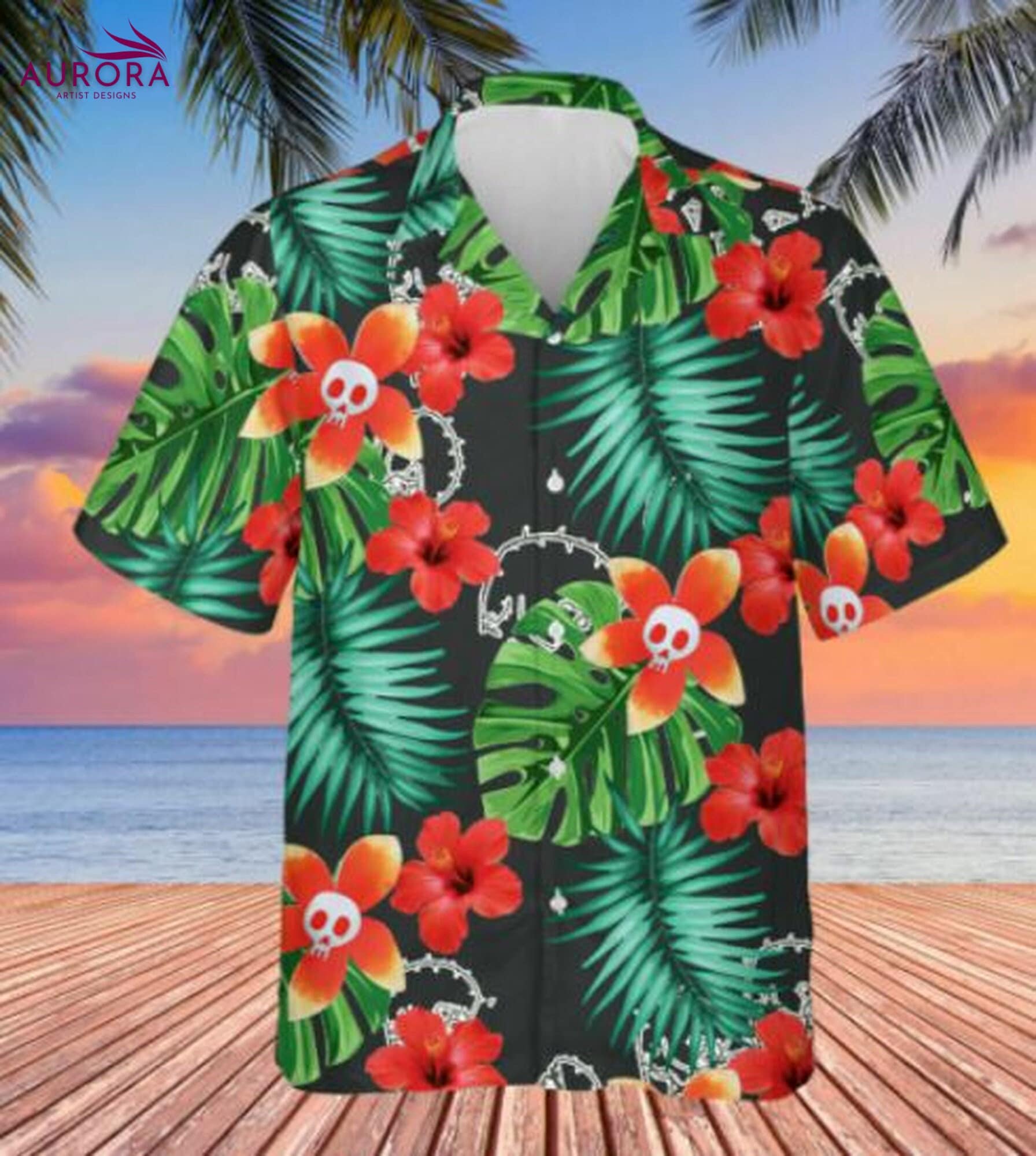 Dracula Hotel Transylvania Hawaiian Shirt, Flamingo 3d hawaii shirt