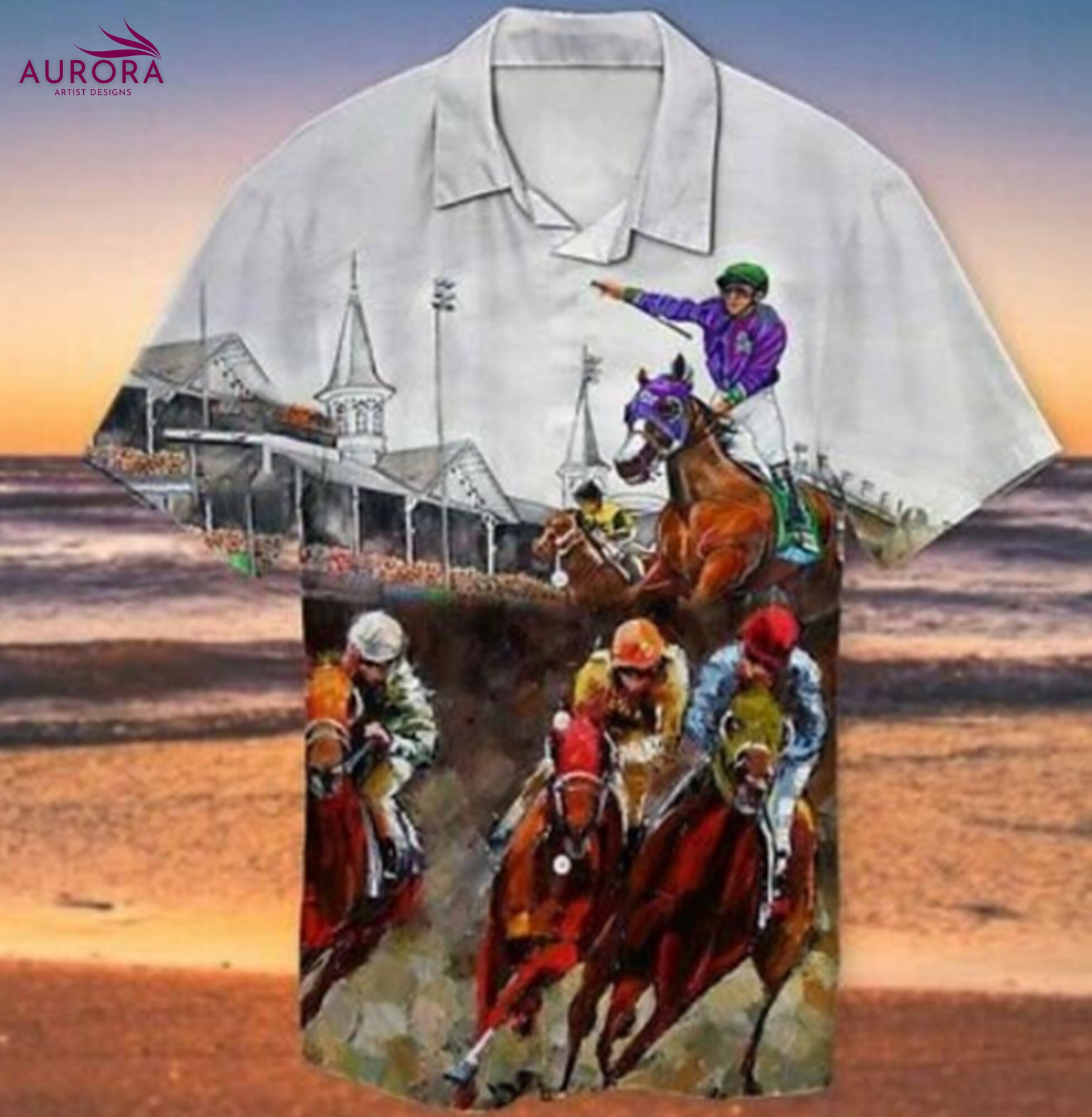 Kentucky Derby Horse Racing Hawaiian Shirt Shirt 3D HAWAIIAN Shirts ...