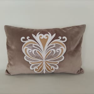 Ethnic Pillow, Sofa Cushion, Handmade Pillow, Designer Pillow, Corduray Pillow,  Home Decor Pillow, Textured Pillow, Throw pillow, 16x24
