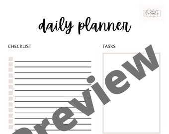 Printable Catholic Daily Planner