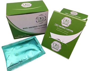 1 X Organic Secret Herbs Bio Natural Coffee 6 sachets