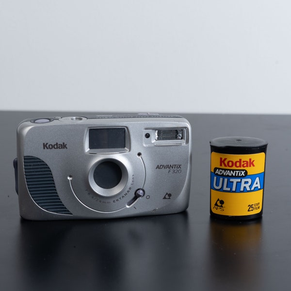 Ultimate Hipster Bundle: Kodak Advantix F320 APS Film camera + Kodak Advantix Ultra Film (Expired 06/2006)