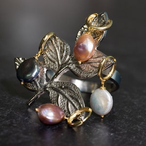 Natural White Mauve Pink Peacock Coin Pearl Earring Genuine Pearl Gold Hoop Earrings Bridesmaid Mother&#39;s Day Gift