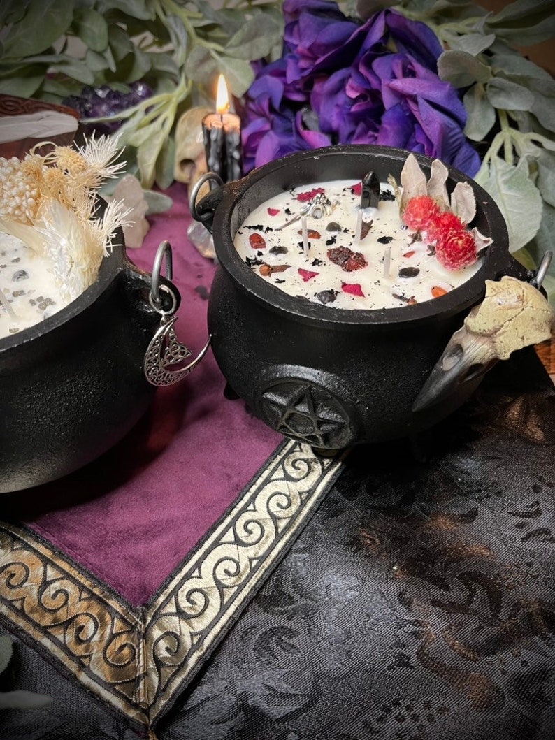 CUSTOM Goddess Cauldron Candle Goddess of Your Choice Etsy