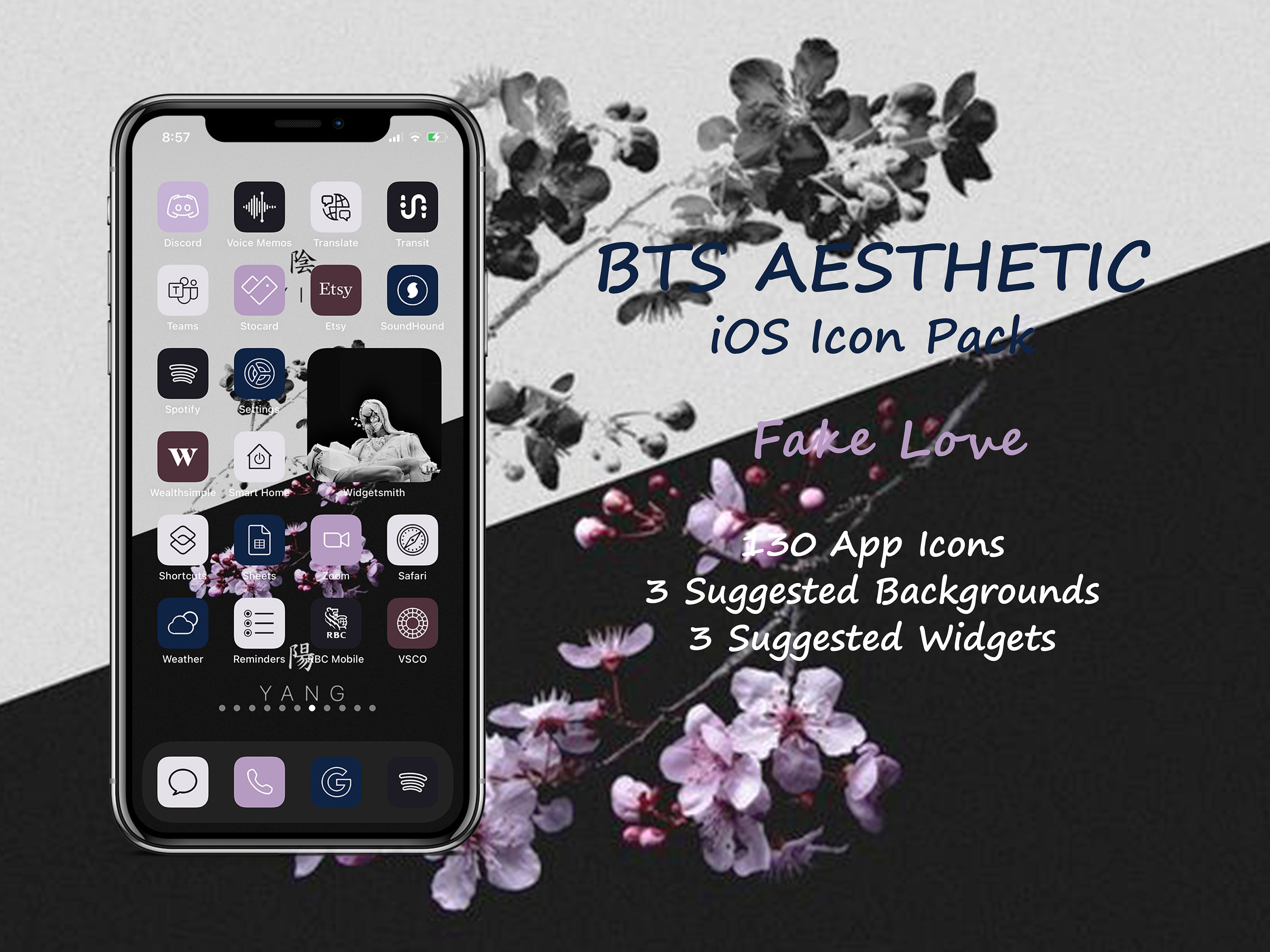 Bts Icon Pack Etsy