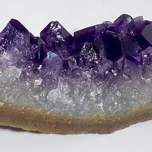 Super High Quality 105mm Beautiful Amethyst Crystal Drusy. Beautiful Deep Clear Purple Crystal Cluster Healing Stone Sourced From Uruguay