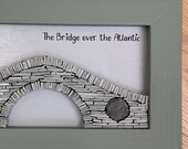 Bridge over the Atlantic, Seil Bridge picture in slate.