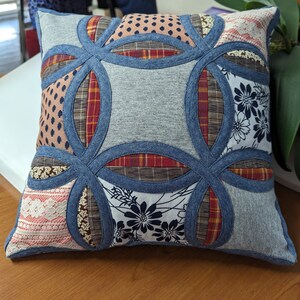 Custom made 14" memory pillows, perfect for mixed fabrics