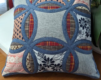 Custom made 14" memory pillows, perfect for mixed fabrics