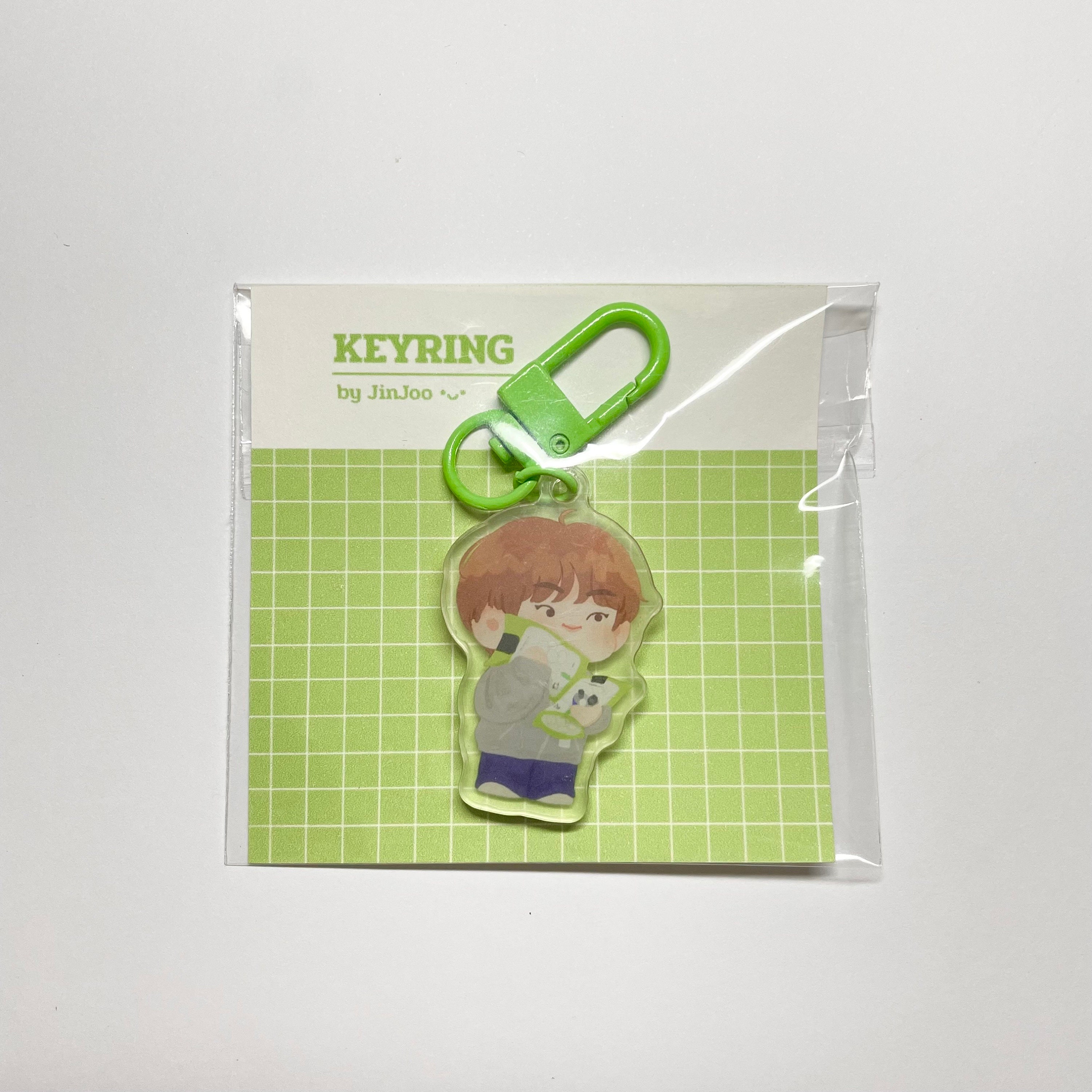 BTS JIN Acrylic Keychain - Etsy