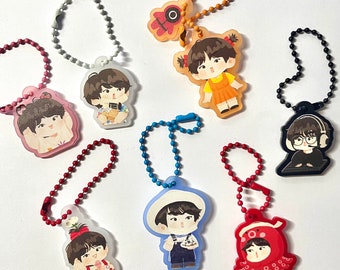 BTS JIN frosted Acrylic keychain