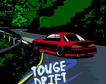 JDM Legends - touge drift silvia s13 - instan download.png.jpeg.svg for tshirt