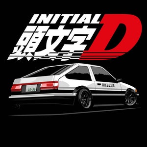 JDM Legends Hachiroku Initial D AE 86 Instan Download.png.jpeg - Etsy