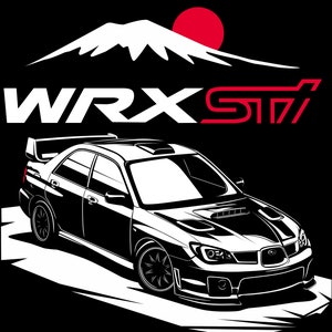 JDM Legends Car subie impreza wrx STI hawkeye instan download.png.jpeg.svg silhuotte style