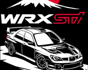 Subaru Impreza WRX STI Silueta de Ojo de Halcón (Descarga digital)