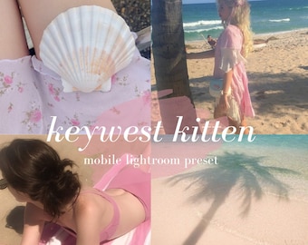 Keywest Kitten Lightroom Mobile Presets, Summer Filter (DNG)