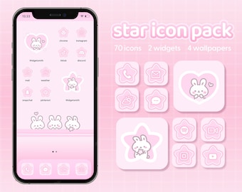 star icon pack, phone customisation
