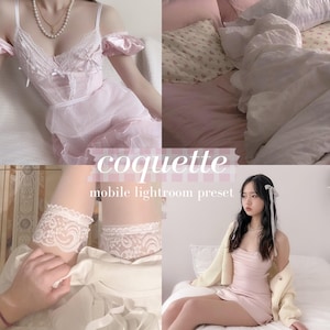 coquette mobile lightroom preset, soft preset, pastel lightroom preset, mobile lightroom preset, instagram preset