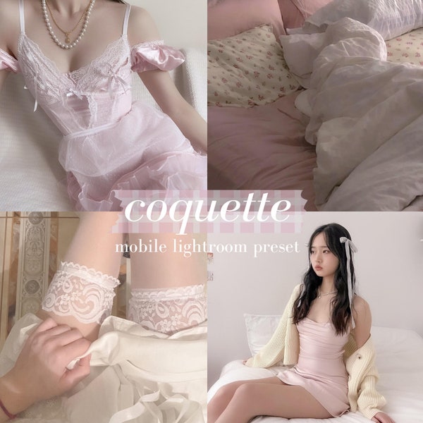 coquette mobile lightroom preset, soft preset, pastel lightroom preset, mobile lightroom preset, instagram preset