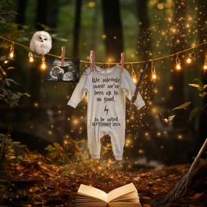 Wizard VIDEO Pregnancy Announcement, Magical Baby Announcement, Video Social Media Reveal, Instagram Little Wizard Baby on the Way