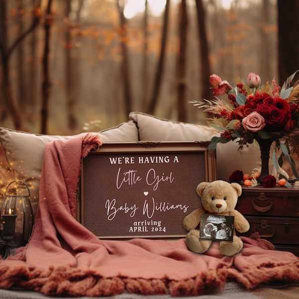 Camping Gender Reveal Etsy