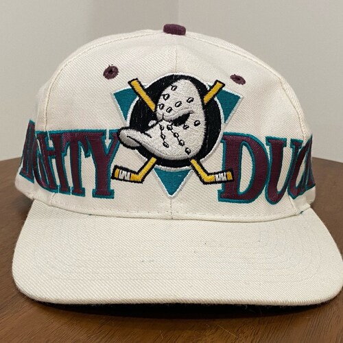 Vintage NHL Mighty Ducks The shops Game Snapback hat