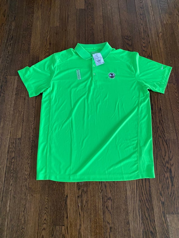 Nike Bright Green Pebble Beach Golf Polo - image 1
