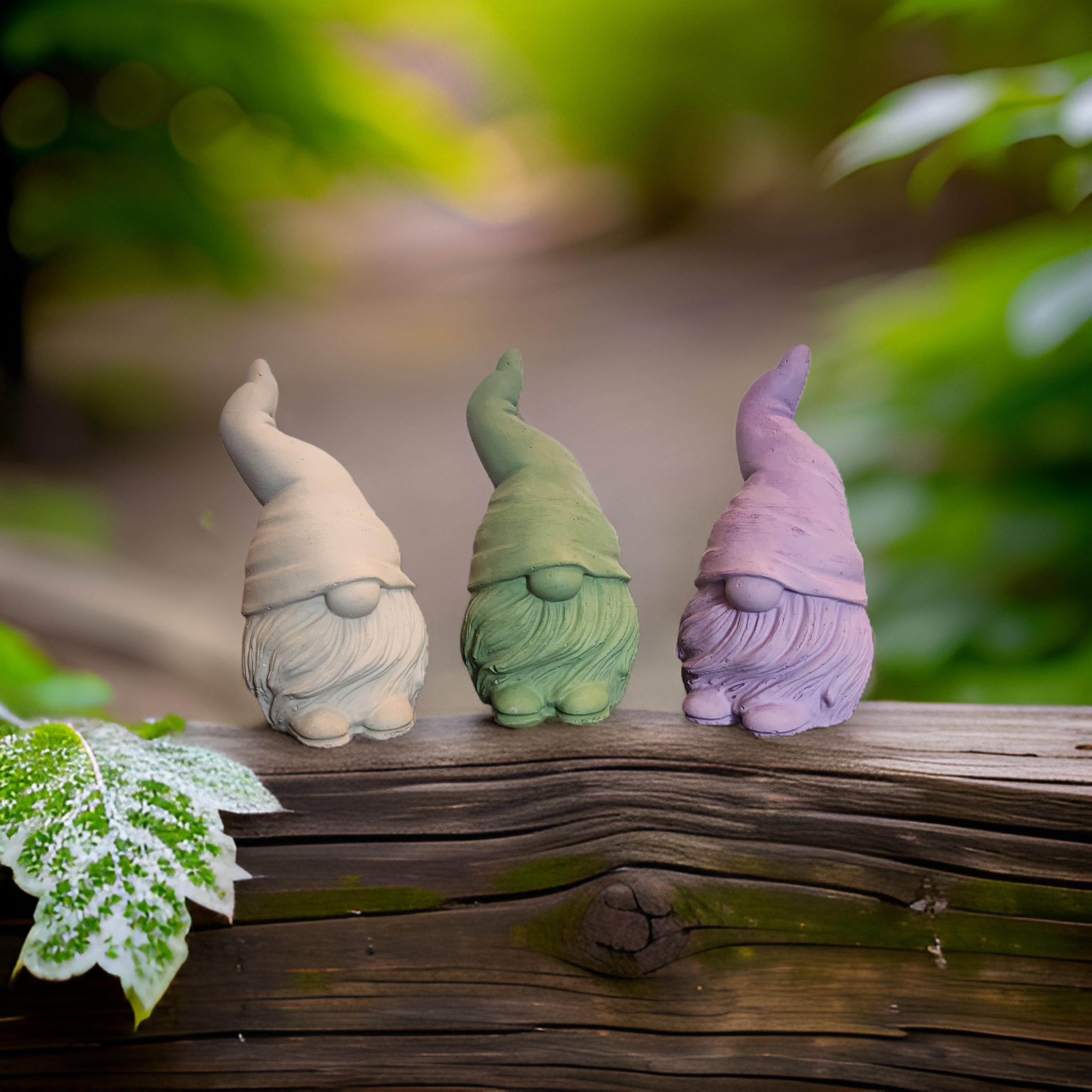 Gnome Gonk Statue - Concrete Statue - Gift - Concrete Product - Cute Figure - Garden Decor - Fall Forest Decoration - Wedding Shower Favor