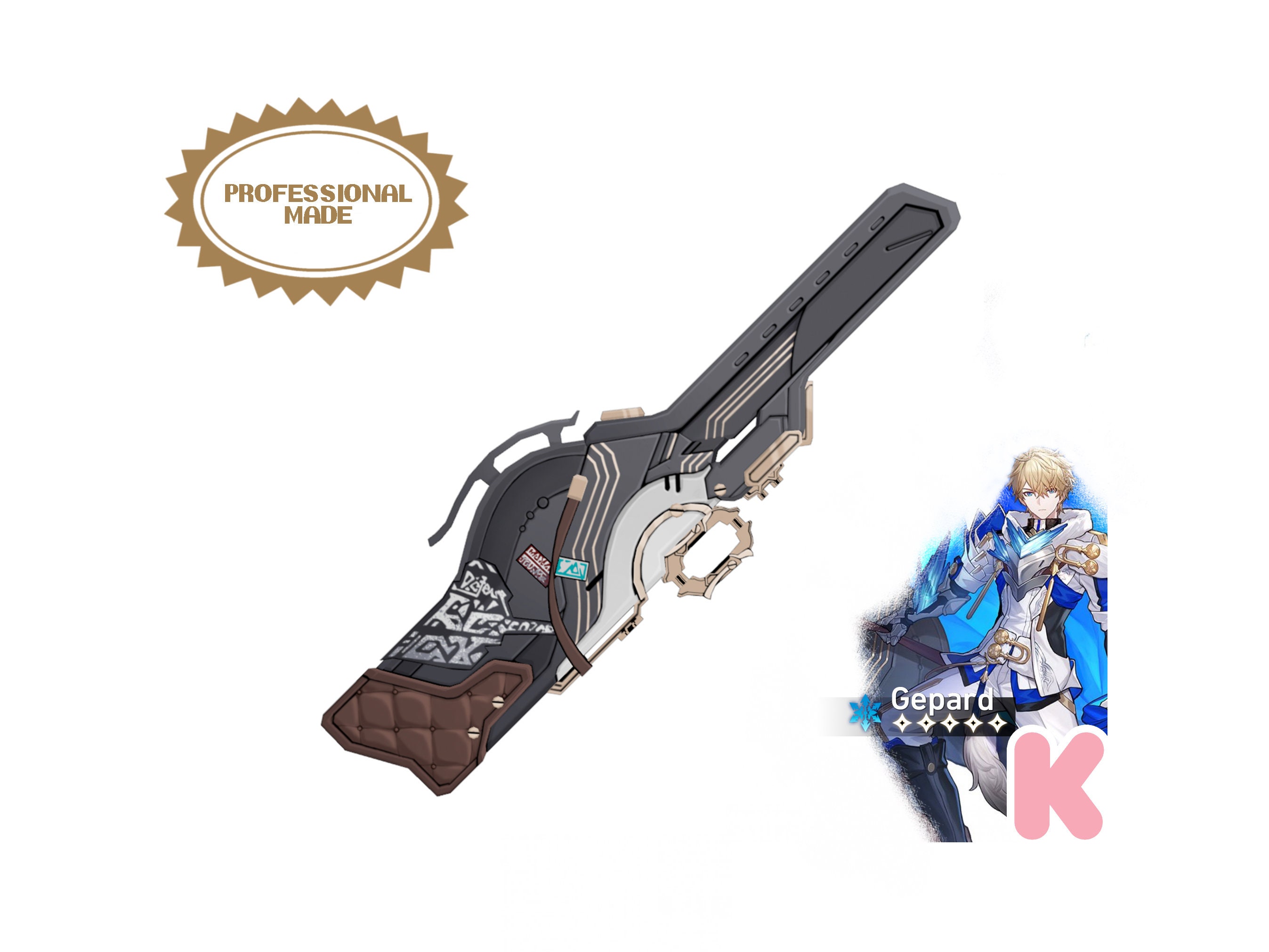 Honkai Star Rail Cosplay Gepard Cosplay Gepard Case Digital 3D Files STL Model Etsy