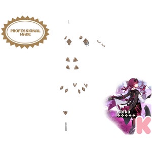 Honkai: Star Rail Cosplay - Kafka Cosplay - Kafka Accessories Physical 3D Printed Kit