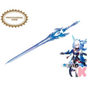 Honkai: Star Rail Cosplay - Cosplay de Jingliu - Espada pequeña de Jingliu - Archivos digitales - Modelo STL