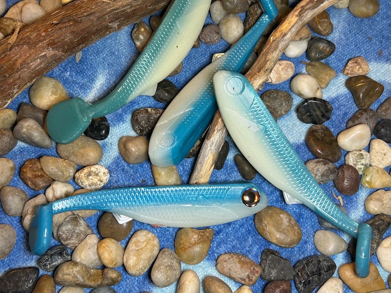 5 Soft Plastic Swimbaits Etsy