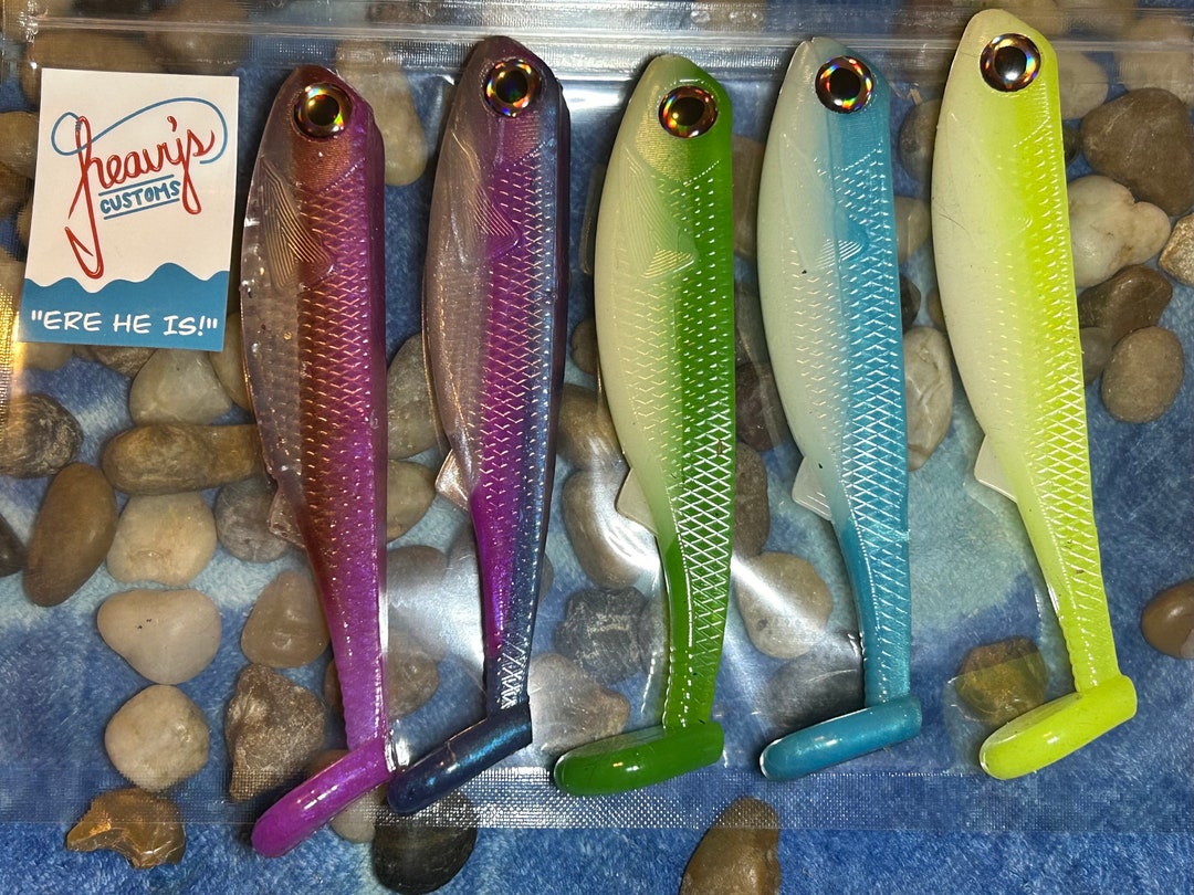 5 Soft Plastic Swimbaits Etsy