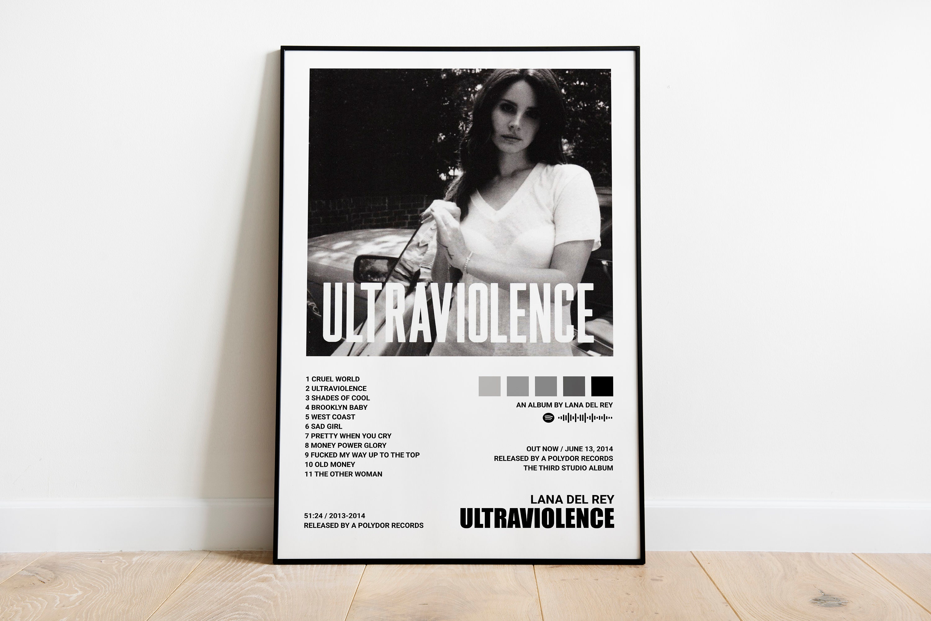 Lana Del Rey Minimalistic Album Poster / Minimalistic Album Poster / Album  Poster / Lana Del Rey Poster / Lana Del Rey Poster 