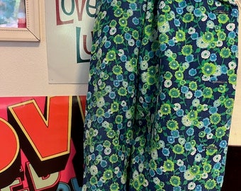 Vintage 1960s Blue Floral Jacket : Candy Jrs.