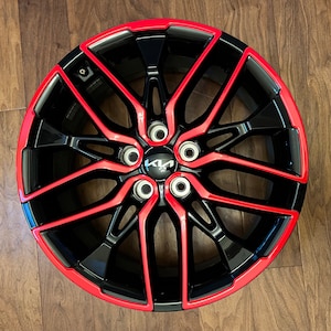 Rim Single Color Vinyl Overlay Kit Fits 2021 - 2024 KIA K5 GT