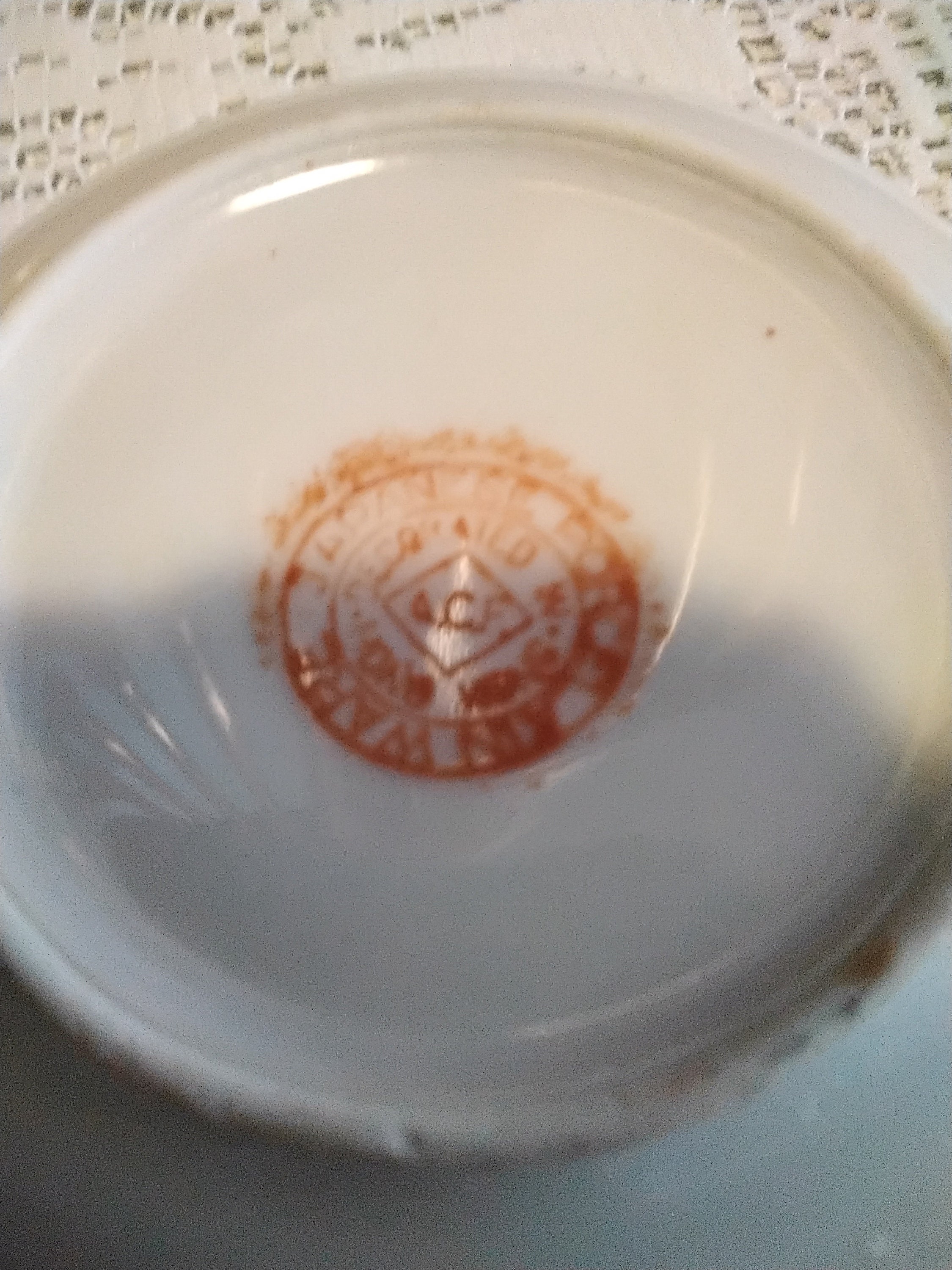 Vintage Japanese A.C.F. Porcelain Ware Small Saucers/ Bowl Set 1930's