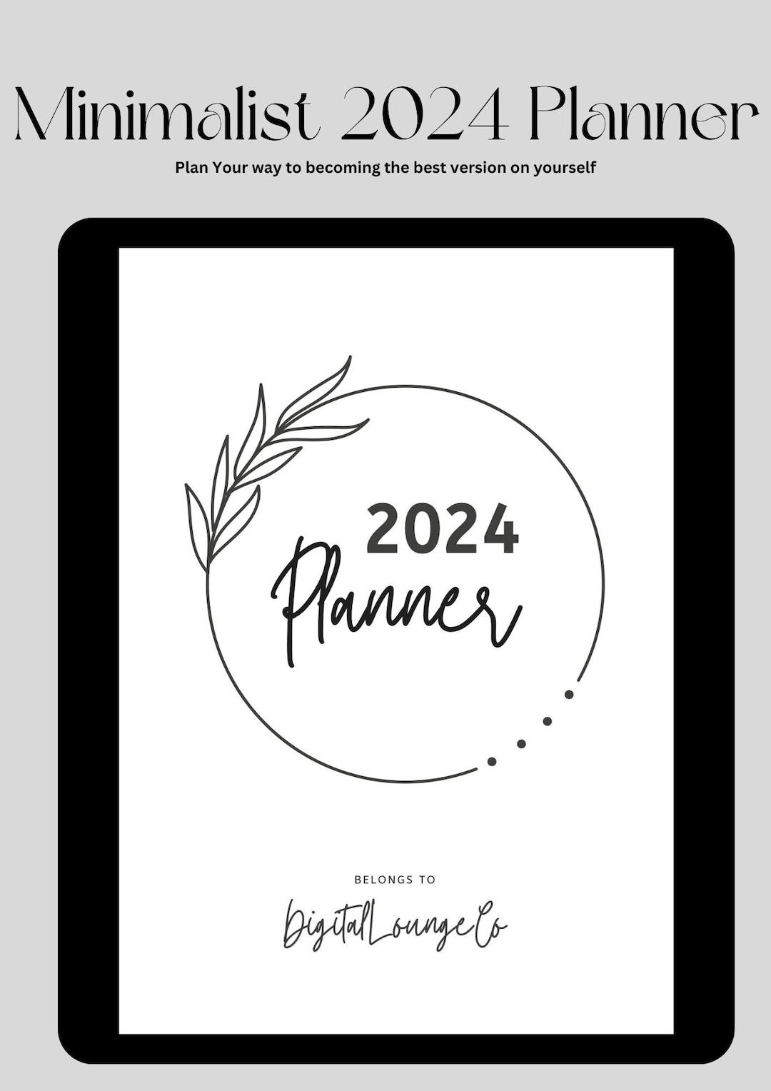 2024 Digital Planner, 2024 Planner, Dated Planner for 2024, Digital