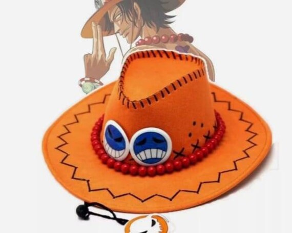 Anime Hat Ace Asce Hat Portgas D Ace Cosplay Anime Etsy