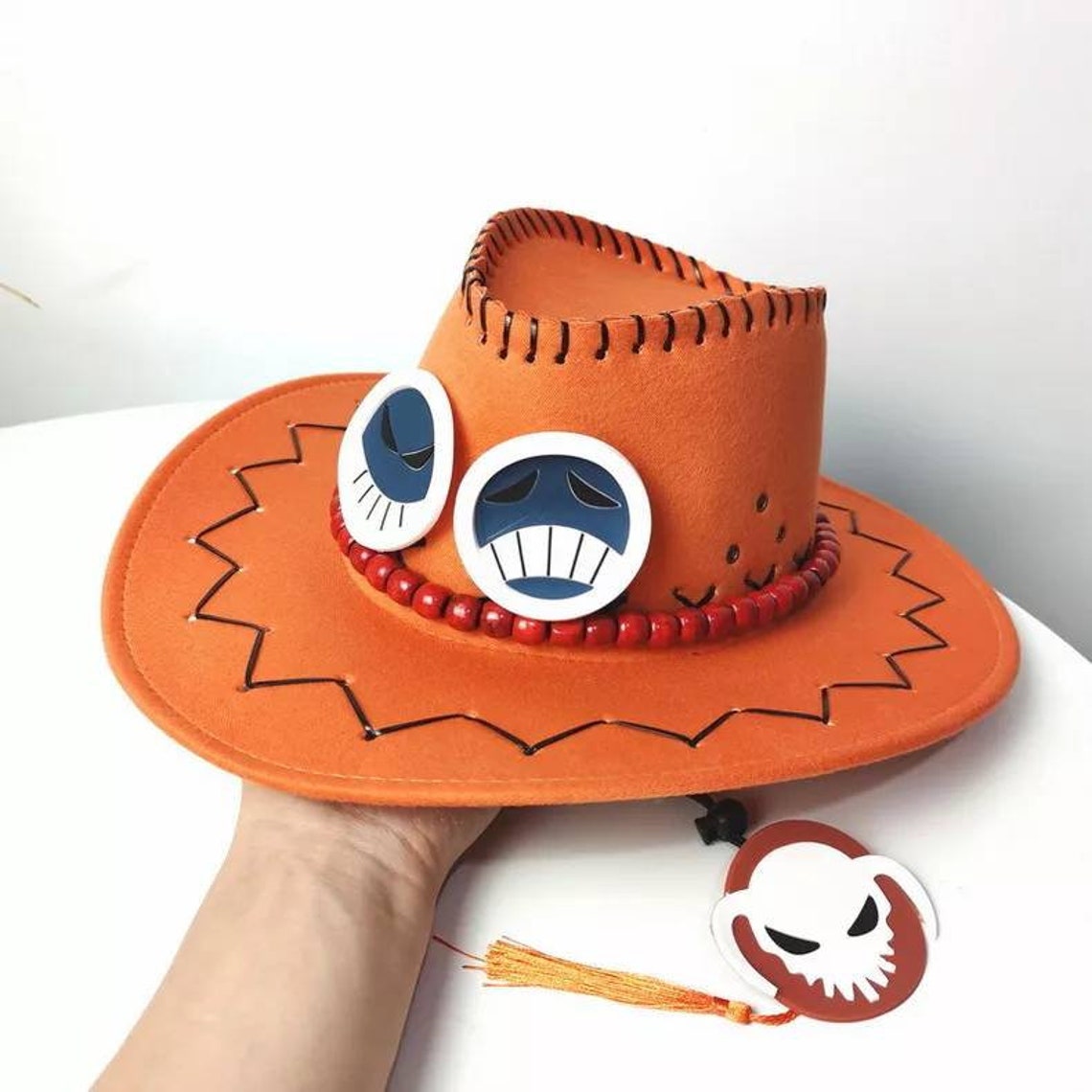 Anime Hat Ace Asce Hat Portgas D Ace Cosplay Anime - Etsy