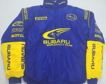 Vintage SUBARU World Rally Team Jacket 