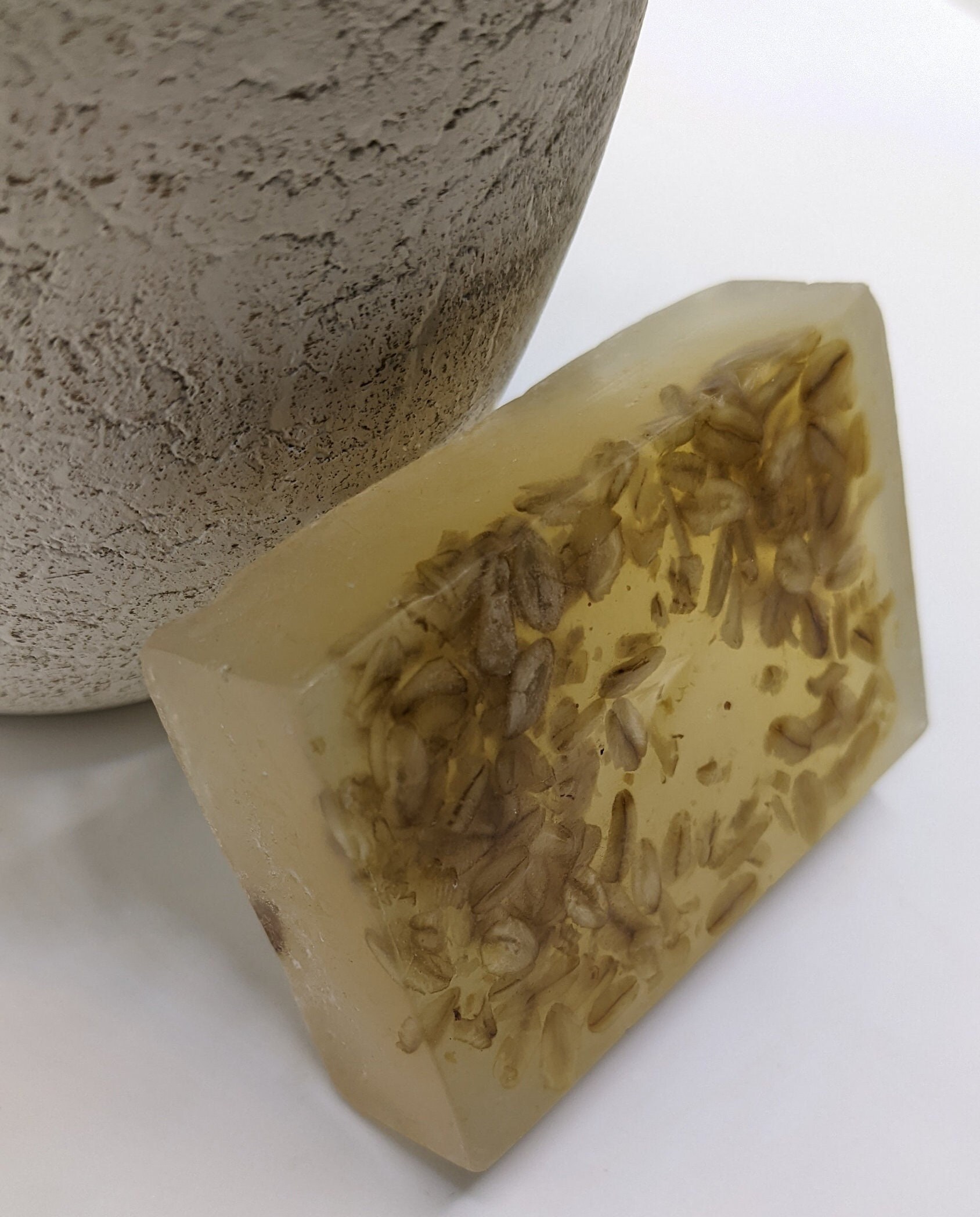 Oatmeal and Aloe Vera Organic Soap Bar for Sensitive Skin Etsy