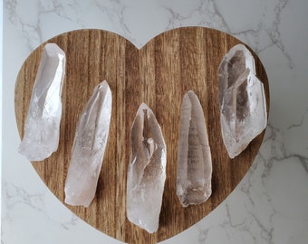 Lemurian Quartz Points | Brazilian | Clear | Raw | Natural | Healing Crystals | Gifts | Alter | Meditation