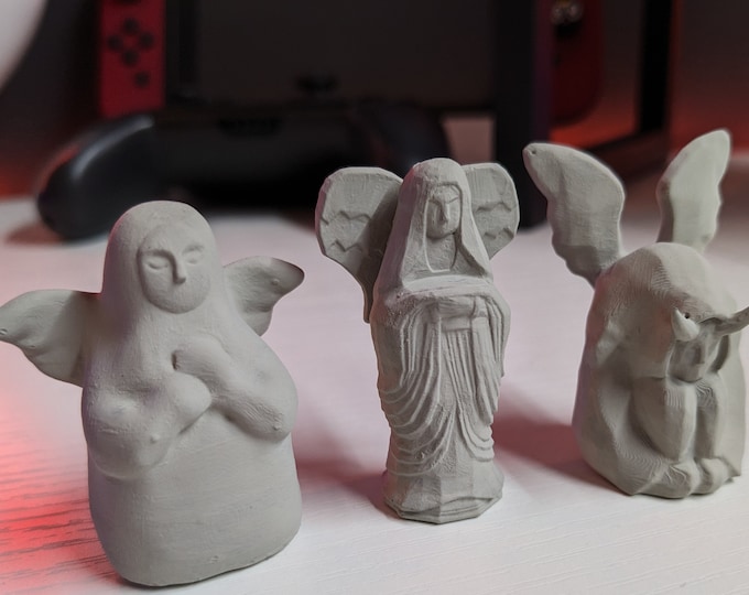 Botw Mini Goddess Statues 3D Printed Botw Breath of the Wild Legend of