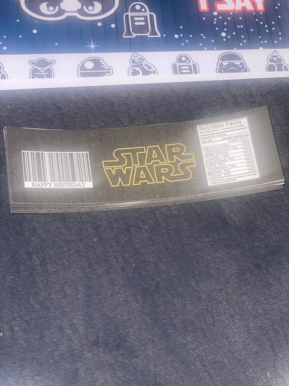 Star Wars Soda Labels - Etsy