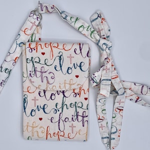 Sac bandoulière Faith Hope Love