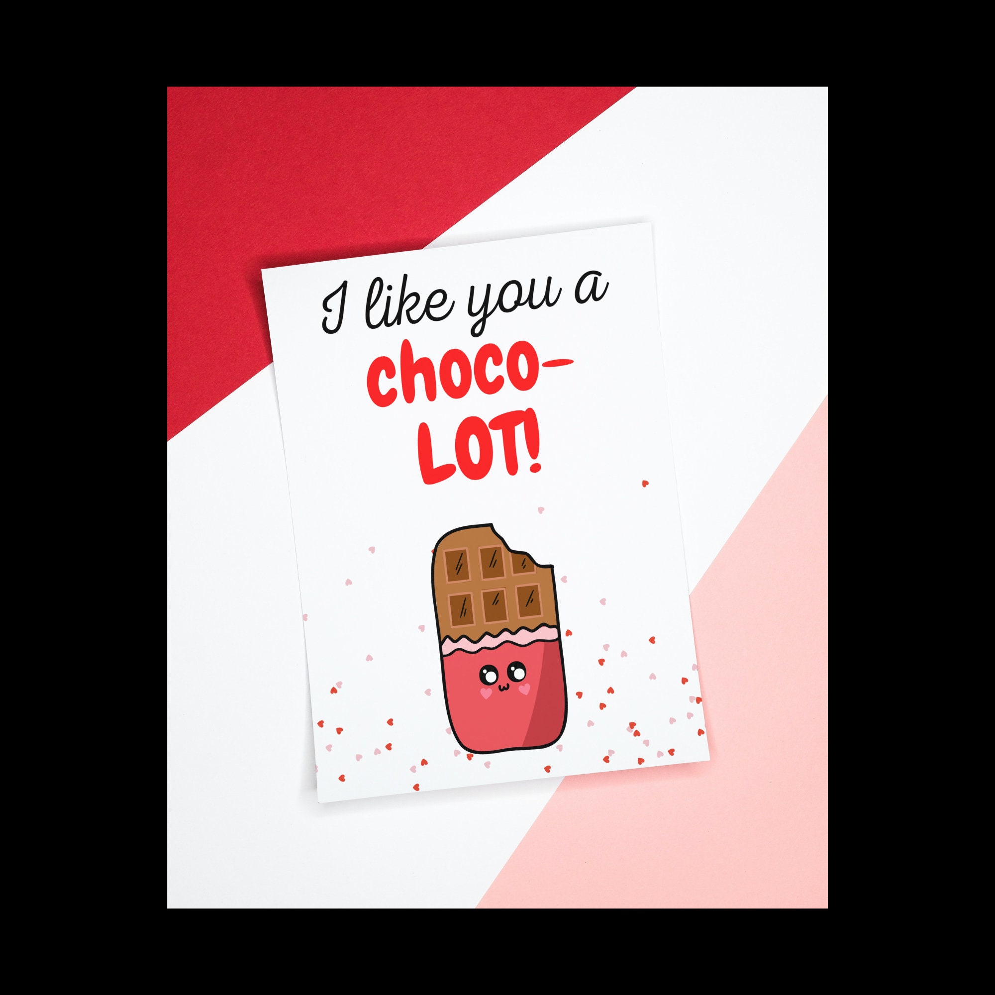 PRINTABLE Valentines Card Simple Valentine Card Valentines Card Cute Valentines Card Pack