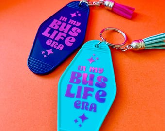 In My Bus Life Era Keychain, Nomad Gift, Skoolie Merch