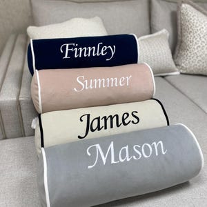 Personalised Bolsters/Cushions